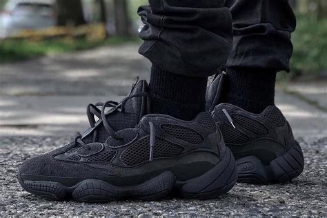 adidas yeezy 500 utility black fake|yeezy 500 with black pants.